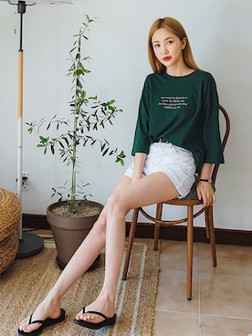 「envylook_japan」｜envylookさん（レディース・165cm）の夏コーディネート