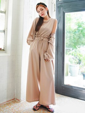 「fd style（エフディ スタイル）のアイテム」を使った、envylookさん（レディース・165cm）の夏コーディネート