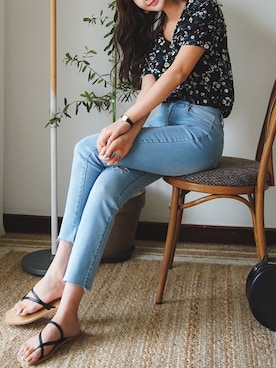 「fd style（エフディ スタイル）のアイテム（パンツ）」を使った、envylookさん（レディース・165cm）の夏コーディネート