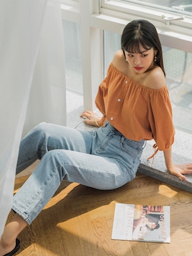 「fd style（エフディ スタイル）のアイテム（パンツ）」を使った、envylookさん（レディース・165cm）の夏コーディネート