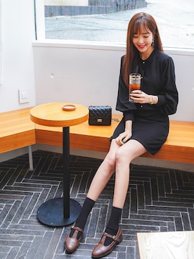 「fd style（エフディ スタイル）のアイテム（セットアップ）」を使った、envylookさん（レディース・165cm）の秋コーディネート