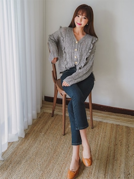 「fd style（エフディ スタイル）のアイテム」を使った、envylookさん（レディース・165cm）の秋コーディネート