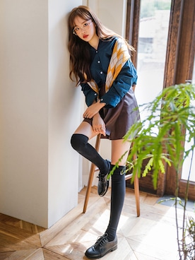 「fd style（エフディ スタイル）のアイテム」を使った、envylookさん（レディース・165cm）の秋コーディネート