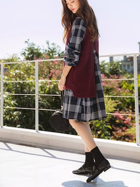 「fd style（エフディ スタイル）のアイテム」を使った、envylookさん（レディース・165cm）の秋コーディネート