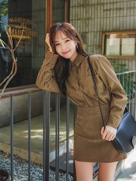 「fd style（エフディ スタイル）のアイテム」を使った、envylookさん（レディース・165cm）の秋コーディネート