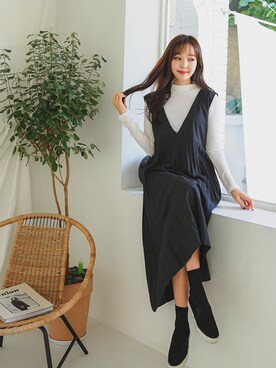 「fd style（エフディ スタイル）のアイテム」を使った、envylookさん（レディース・165cm）の秋コーディネート