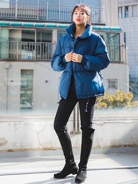 「fd style（エフディ スタイル）のアイテム（ジャケット/アウター）」を使った、envylookさん（レディース・165cm）の秋コーディネート