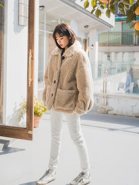 「fd style（エフディ スタイル）のアイテム（その他アウター）」を使った、envylookさん（レディース・165cm）の秋コーディネート