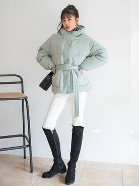 「fd style（エフディ スタイル）のアイテム（ジャケット/アウター）」を使った、envylookさん（レディース・165cm）の秋コーディネート