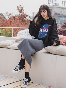 「fd style（エフディ スタイル）のアイテム」を使った、envylookさん（レディース・165cm）の秋コーディネート