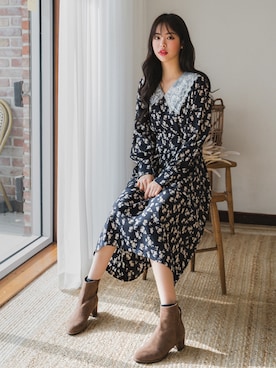 「fd style（エフディ スタイル）のアイテム」を使った、envylookさん（レディース・165cm）の秋コーディネート