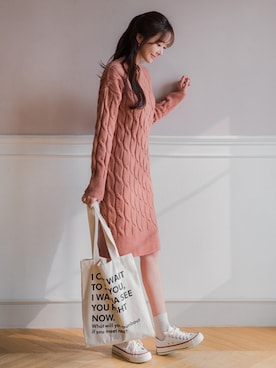 「fd style（エフディ スタイル）のアイテム」を使った、envylookさん（レディース・165cm）の冬コーディネート