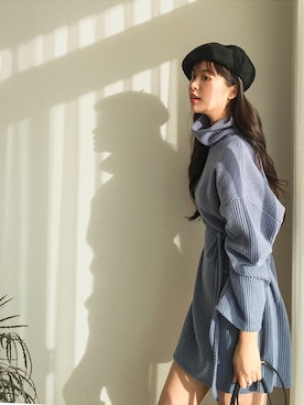 「fd style（エフディ スタイル）のアイテム」を使った、envylookさん（レディース・165cm）の冬コーディネート