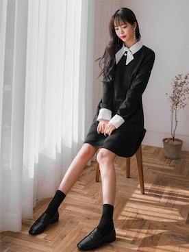 「fd style（エフディ スタイル）のアイテム」を使った、envylookさん（レディース・165cm）の冬コーディネート