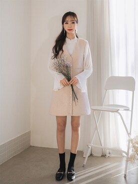 「fd style（エフディ スタイル）のアイテム」を使った、envylookさん（レディース・165cm）の冬コーディネート