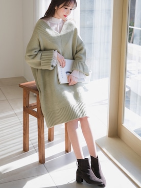 「envylook_japan」｜envylookさん（レディース・165cm）の冬コーディネート