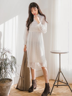 「fd style（エフディ スタイル）のアイテム」を使った、envylookさん（レディース・165cm）の冬コーディネート