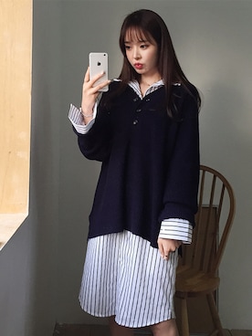 「fd style（エフディ スタイル）のアイテム」を使った、envylookさん（レディース・165cm）の冬コーディネート