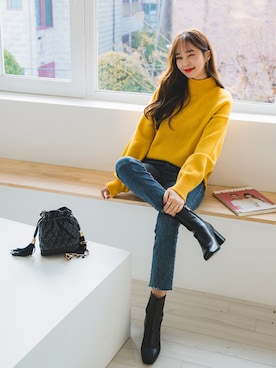 「fd style（エフディ スタイル）のアイテム」を使った、envylookさん（レディース・165cm）の冬コーディネート