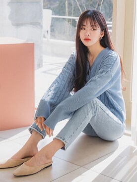 「fd style（エフディ スタイル）のアイテム」を使った、envylookさん（レディース・165cm）の冬コーディネート