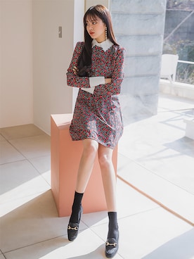 「fd style（エフディ スタイル）のアイテム」を使った、envylookさん（レディース・165cm）の冬コーディネート