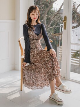 「fd style（エフディ スタイル）のアイテム」を使った、envylookさん（レディース・165cm）の冬コーディネート