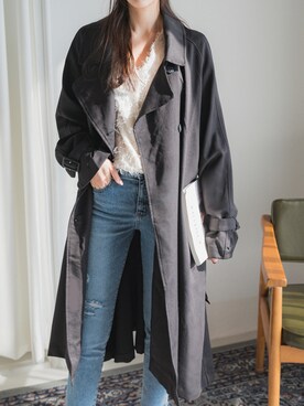 「fd style（エフディ スタイル）のアイテム（ジャケット/アウター）」を使った、envylookさん（レディース・165cm）の冬コーディネート