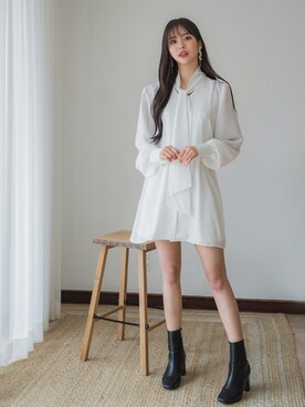 「fd style（エフディ スタイル）のアイテム」を使った、envylookさん（レディース・165cm）の冬コーディネート