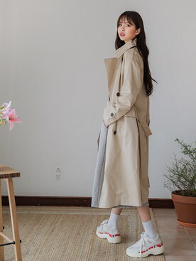 「fd style（エフディ スタイル）のアイテム（ジャケット/アウター）」を使った、envylookさん（レディース・165cm）の冬コーディネート