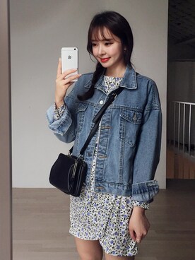 「fd style（エフディ スタイル）のアイテム（ジャケット/アウター）」を使った、envylookさん（レディース・165cm）の春コーディネート