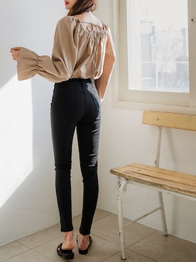 「fd style（エフディ スタイル）のアイテム（パンツ）」を使った、envylookさん（レディース・165cm）の春コーディネート
