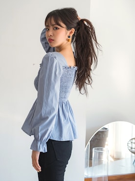 「fd style（エフディ スタイル）のアイテム（パンツ）」を使った、envylookさん（レディース・165cm）の春コーディネート