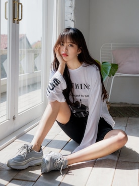 「fd style（エフディ スタイル）のアイテム」を使った、envylookさん（レディース・165cm）の春コーディネート