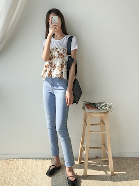 「fd style（エフディ スタイル）のアイテム（パンツ）」を使った、envylookさん（レディース・165cm）の春コーディネート