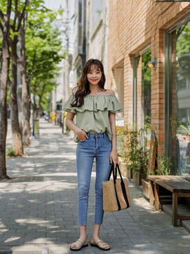 「fd style（エフディ スタイル）のアイテム」を使った、envylookさん（レディース・165cm）の春コーディネート