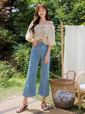 「fd style（エフディ スタイル）のアイテム」を使った、envylookさん（レディース・165cm）の夏コーディネート