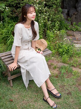 「fd style（エフディ スタイル）のアイテム」を使った、envylookさん（レディース・165cm）の夏コーディネート