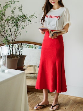 「fd style（エフディ スタイル）のアイテム」を使った、envylookさん（レディース・165cm）の夏コーディネート