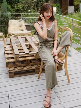 「fd style（エフディ スタイル）のアイテム」を使った、envylookさん（レディース・165cm）の夏コーディネート