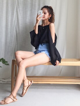 「fd style（エフディ スタイル）のアイテム」を使った、envylookさん（レディース・165cm）の夏コーディネート