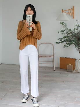 「fd style（エフディ スタイル）のアイテム（パンツ）」を使った、envylookさん（レディース・165cm）の夏コーディネート