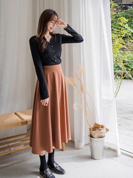 「fd style（エフディ スタイル）のアイテム」を使った、envylookさん（レディース・165cm）の秋コーディネート