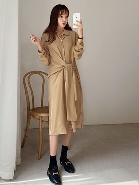 「fd style（エフディ スタイル）のアイテム」を使った、envylookさん（レディース・165cm）の秋コーディネート