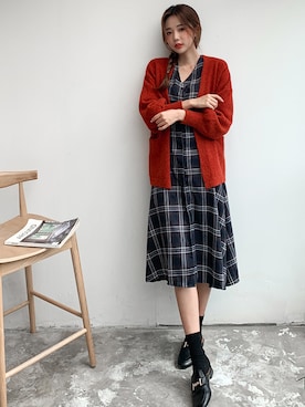 「fd style（エフディ スタイル）のアイテム」を使った、envylookさん（レディース・165cm）の秋コーディネート