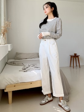 「fd style（エフディ スタイル）のアイテム」を使った、envylookさん（レディース・165cm）の秋コーディネート