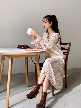 「fd style（エフディ スタイル）のアイテム」を使った、envylookさん（レディース・165cm）の秋コーディネート