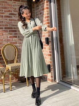「fd style（エフディ スタイル）のアイテム」を使った、envylookさん（レディース・165cm）の冬コーディネート