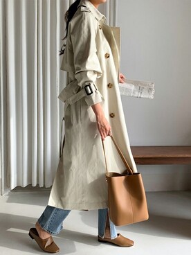 「fd style（エフディ スタイル）のアイテム（ジャケット/アウター）」を使った、envylookさん（レディース・165cm）の冬コーディネート