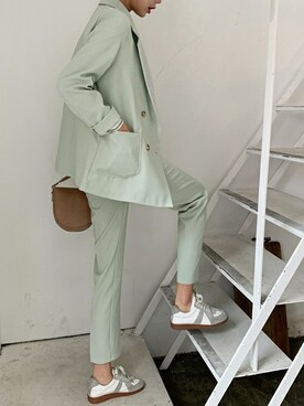 「fd style（エフディ スタイル）のアイテム（ジャケット/アウター）」を使った、envylookさん（レディース・165cm）の春コーディネート