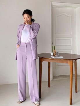 「fd style（エフディ スタイル）のアイテム（ジャケット/アウター）」を使った、envylookさん（レディース・165cm）の春コーディネート